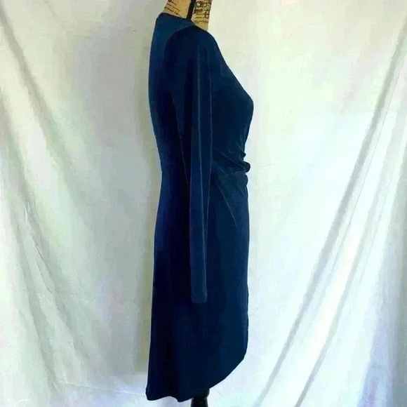 BCBGeneration Faux Wrap Long Sleeve Mini Dress - Picture 4 of 7